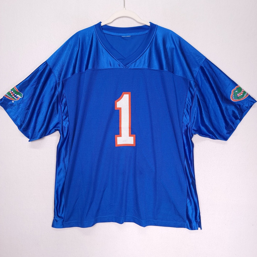 Florida Gators Football Jersey Blue Number 1 NCAA Gameday Men 2XL